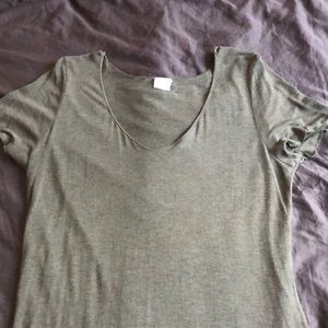 Olive green tee, never worn